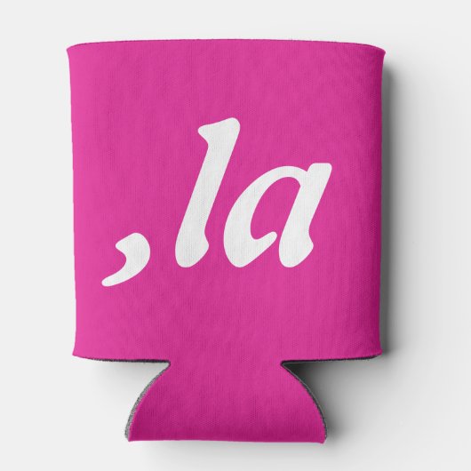 Rafraîchisseur Pour Canette Comma La Kamala Harris - Conception de texte custo (Dos)