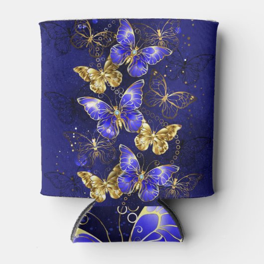 Rafraîchisseur Pour Canette Composition avec papillons Sapphire (Devant)