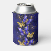 Rafraîchisseur Pour Canette Composition avec papillons Sapphire (Can Dos)