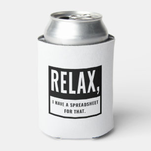 Rafraîchisseur Pour Canette Comptable CPA Relax J'Ai Une Feuille De Calcul Pou
