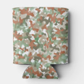 Rafraîchisseur Pour Canette Conception camouflage vert en tons terre (Dos)