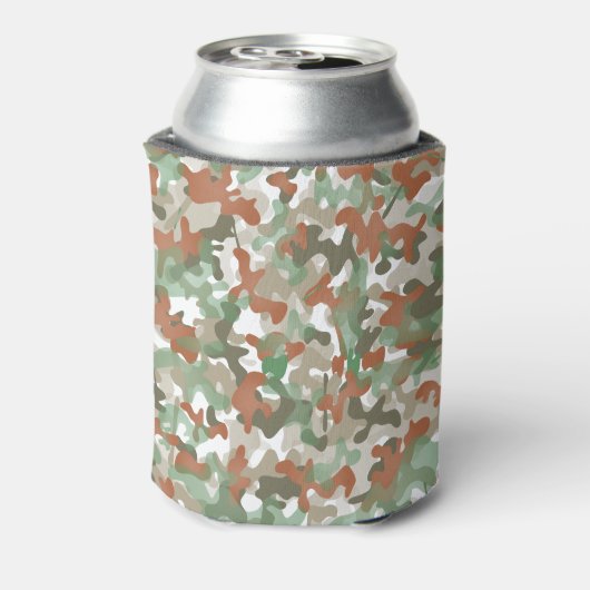 Rafraîchisseur Pour Canette Conception camouflage vert en tons terre (Can Dos)