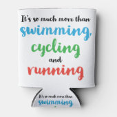 Rafraîchisseur Pour Canette Conception cool et originale du triathlon pour les (Devant)