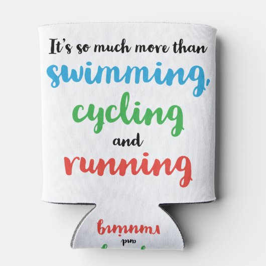 Rafraîchisseur Pour Canette Conception cool et originale du triathlon pour les (Dos)