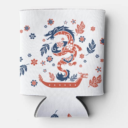 Rafraîchisseur Pour Canette Conception de course de bateaux Dragon (Devant)