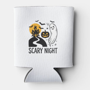 Rafraîchisseur Pour Canette Conception de maison hantée Halloween de nuit effr