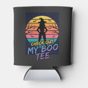 Rafraîchisseur Pour Canette Conception de tee-shirt Halloween Check Out My Boo