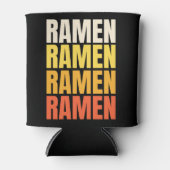 Rafraîchisseur Pour Canette Conception de texte Ramen (Devant)