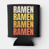 Rafraîchisseur Pour Canette Conception de texte Ramen (Dos)