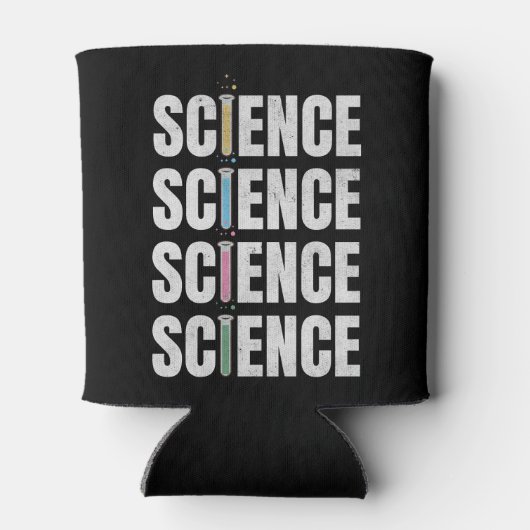 Rafraîchisseur Pour Canette Conception de texte scientifique (Dos)