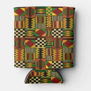 Rafraîchisseur Pour Canette Conception de tissu Kente royal africain