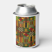 Rafraîchisseur Pour Canette Conception de tissu Royal Kente en Afrique (Can devant)