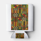 Rafraîchisseur Pour Canette Conception de tissu Royal Kente en Afrique (Dos)