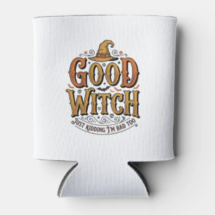 Rafraîchisseur Pour Canette Conception de typographie Halloween sorcière genti