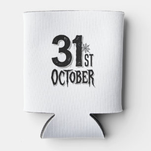 Rafraîchisseur Pour Canette Conception de typographie Halloween Vintage 31 oct