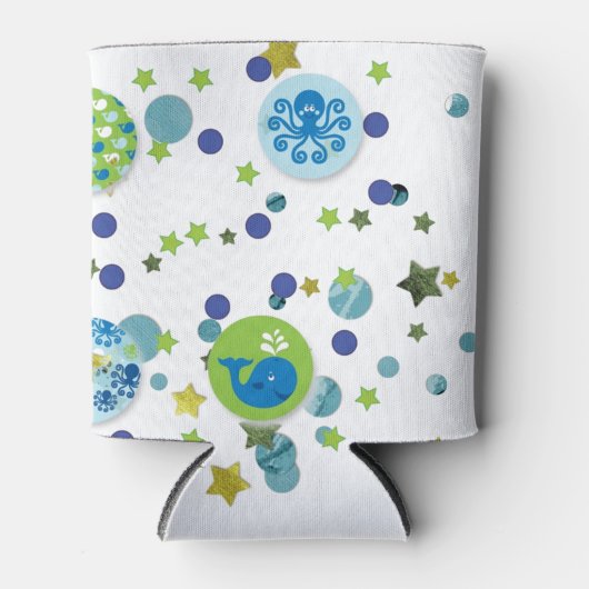 Rafraîchisseur Pour Canette Conception des océans (Devant)