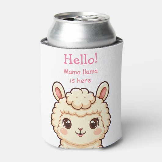 Rafraîchisseur Pour Canette Conception d'illustration de lama mignon (Can devant)