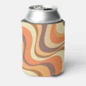 Rafraîchisseur Pour Canette Conception d'ondes rétrogrades modernes multicolor (Can Dos)