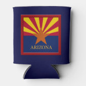 Rafraîchisseur Pour Canette Conception du drapeau de l'État de l'Arizona (Devant)