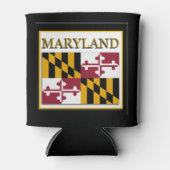 Rafraîchisseur Pour Canette Conception du drapeau de l'État du Maryland (Devant)