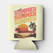 Rafraîchisseur Pour Canette Conception du texte d'été (Dos)