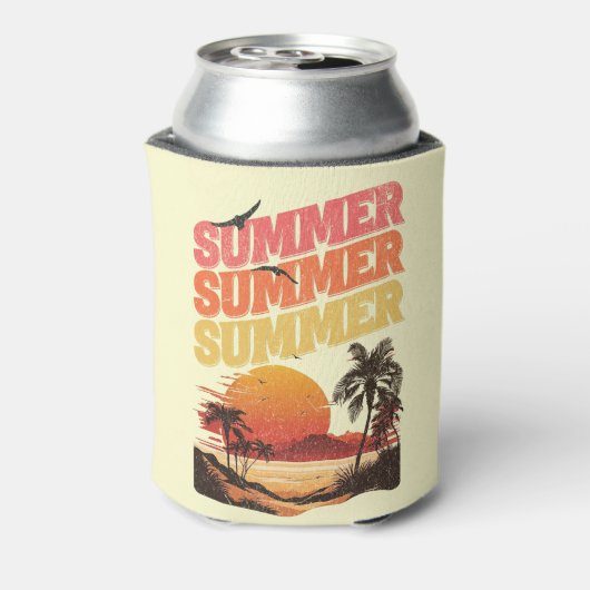 Rafraîchisseur Pour Canette Conception du texte d'été (Can Dos)