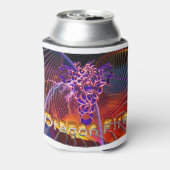 Rafraîchisseur Pour Canette Conception époustouflante de feu de dragon (Can Dos)