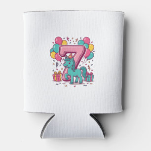 Rafraîchisseur Pour Canette Conception vectorielle de poney mignon pour la fêt