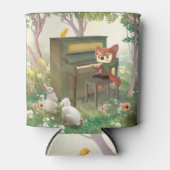 Rafraîchisseur Pour Canette Concert de piano forestier (Devant)