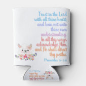 Rafraîchisseur Pour Canette Confiance dans le Seigneur Bible Verse (Dos)