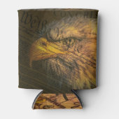 Rafraîchisseur Pour Canette Constitution Avec Aigle Bald (Devant)