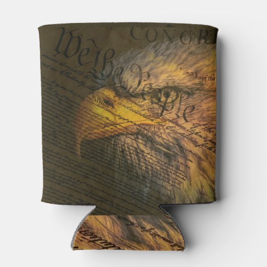 Rafraîchisseur Pour Canette Constitution Avec Aigle Bald (Dos)