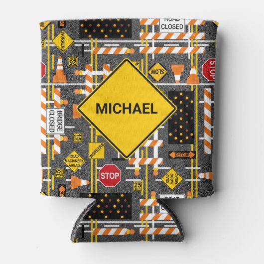 Rafraîchisseur Pour Canette Construction de routes (Devant)