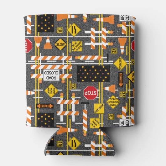 Rafraîchisseur Pour Canette Construction de routes (Dos)