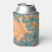 Rafraîchisseur Pour Canette Contemporary Leaf Design in Peach (Can Dos)