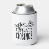 Rafraîchisseur Pour Canette Contrats de café Fermeture Agent immobilier (Can devant)