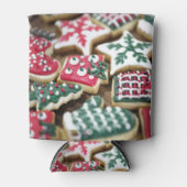 Rafraîchisseur Pour Canette Cookies de Noël (Devant)