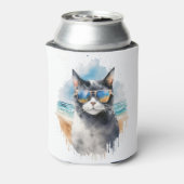 Rafraîchisseur Pour Canette Cool aquarelle été Tuxedo Chat (Can Dos)