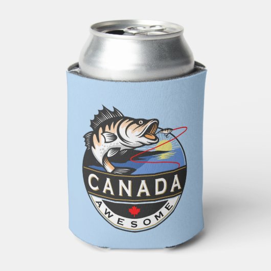 Rafraîchisseur Pour Canette Cool Canada Awesen Plein Air Pêche Crest (Can devant)