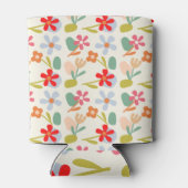 Rafraîchisseur Pour Canette Cool D'Apparence Florale Abstraite (Dos)