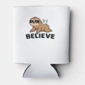 Rafraîchisseur Pour Canette Cool Flying Sloth Croyez Drôle Motivational Design (Devant)