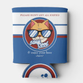 Rafraîchisseur Pour Canette Cool Funny Chat peut refroidir (Dos)