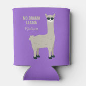 Rafraîchisseur Pour Canette Cool Llama personnalisé nom & couleur peut refroid (Dos)