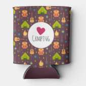 Rafraîchisseur Pour Canette Cool Love Camping Extérieur Motif (Devant)