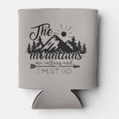 Rafraîchisseur Pour Canette cool montagne mot art aventure (Devant)