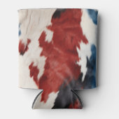 Rafraîchisseur Pour Canette Cool Red White Blue Cow Print (Devant)