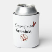 Rafraîchisseur Pour Canette Cooperstown NY Baseball Grandma Cute Script Sports (Can devant)