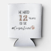 Rafraîchisseur Pour Canette Cooperstown NY Nous Avons Attendu 12 Ans Baseball  (Devant)