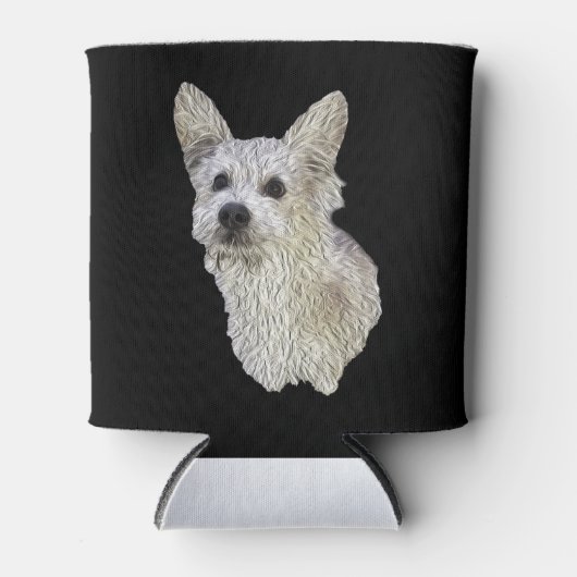 Rafraîchisseur Pour Canette Coozie de chien grossier (Devant)