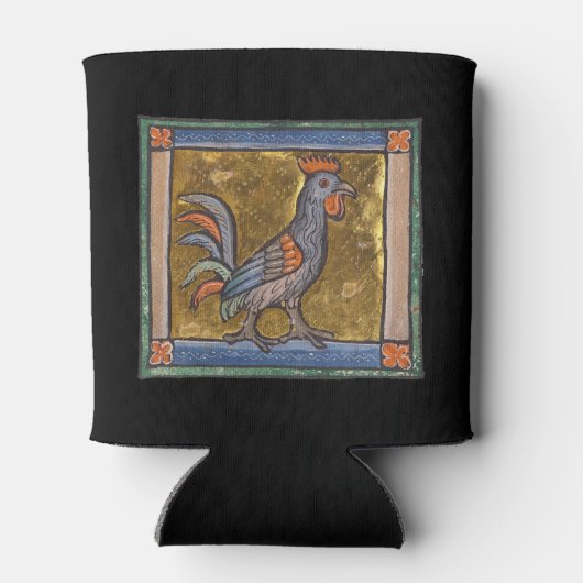 Rafraîchisseur Pour Canette Coq de bestiaire médiéval c. 1270 (Dos)